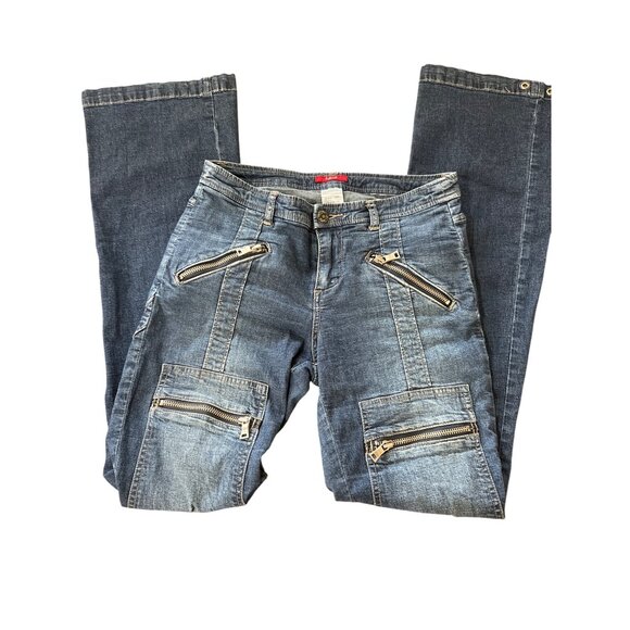 Guess jeans size 28 Y2K flare low rise - Picture 1 of 8